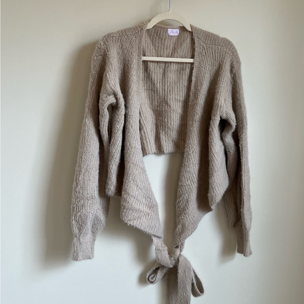 Wrap sweater